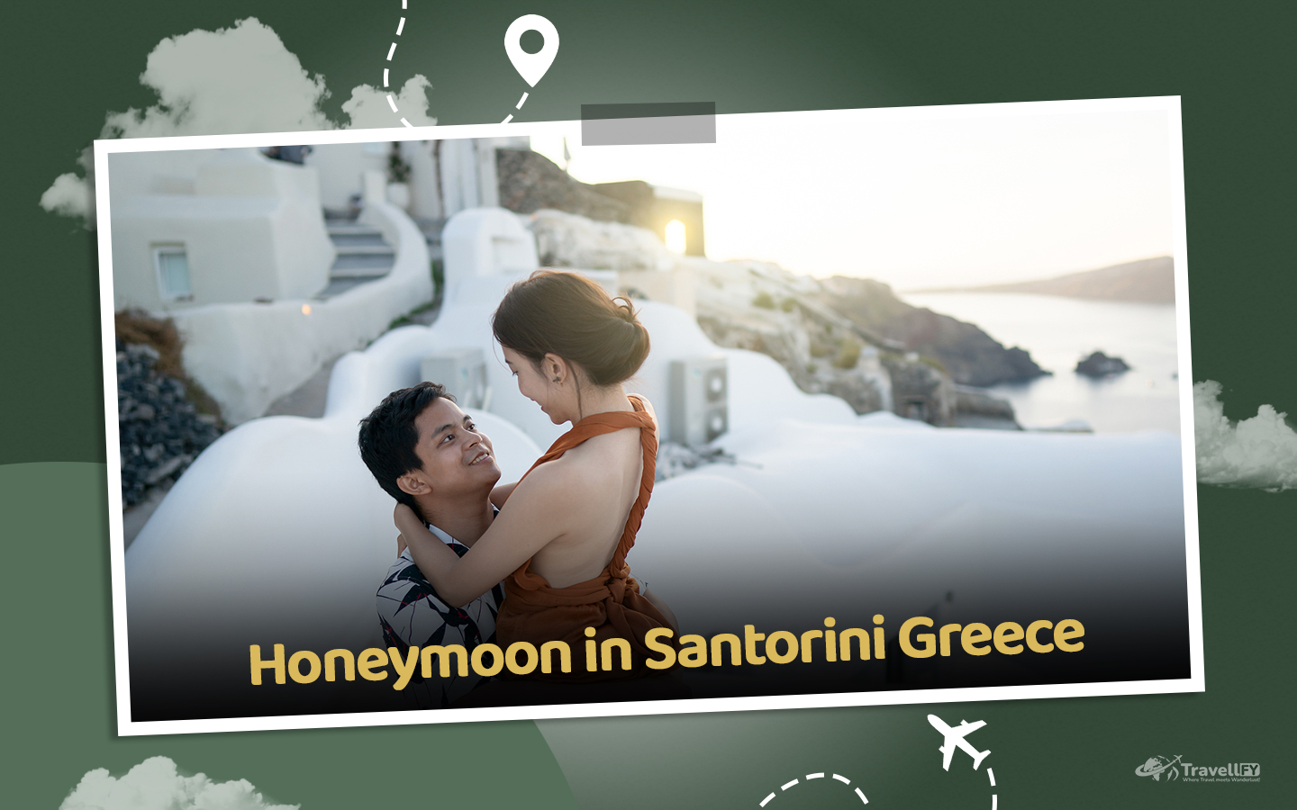 Honeymoon In Santorini Greece